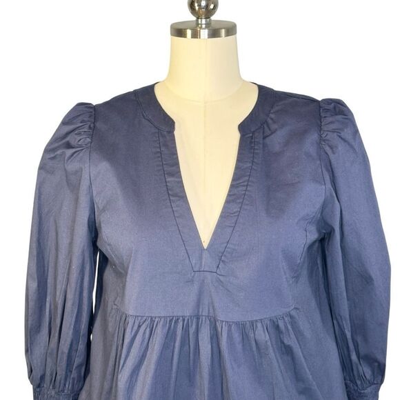 Pomander Place Navy Cotton Kenzo Dress| Size M - Picture 9 of 9